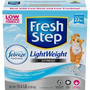 Fresh Step Lightweight Extreme with Febreze Freshness, Clumping Cat Litter, Scented