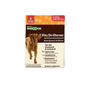Sentry HC WormX Plus De-Wormer Chewables Flavored For Dogs